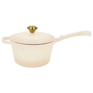 SILVERCREST Gietijzeren steelpan, Ø18 cm (Crème)