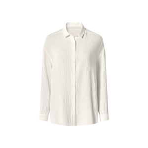 ESMARA Mousseline dames blouse (Wit, XS (32/34))