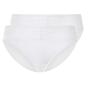 esmara 2 dames slips (Wit, XL (48/50))