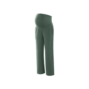 esmara Mousseline dames zwangerschapsbroek (Groen, XS (32/34))