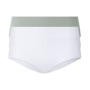 esmara 3 dames hipsters (S (36-38), Mint/wit)