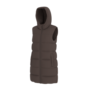 ESMARA Dames bodywarmer (Bruin, XS (32/34))