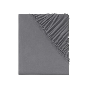 LIVARNO home Jersey hoeslaken 140-160 x 200 cm (Grijs)
