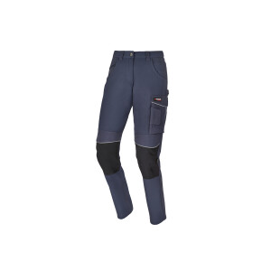 PARKSIDE PERFORMANCE Dames werkbroek met stretch (Marineblauw, 36)