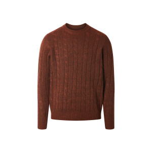 esmara Men Gebreide heren trui (Bruin, XXL)