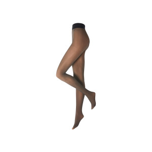 ESMARA Dames thermopanty, met beige binnenkant, 70 denier (Zwart, L (44/46))