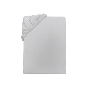 TOM TAILOR Jersey-hoeslaken, 90-100 x 200 cm. (Grijs)
