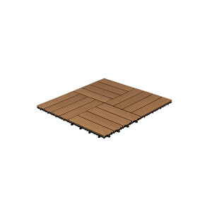HOME DELUXE Terrastegels (3m², Teak)