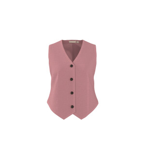 ESMARA Dames gilet met linnen (Lichtroze, 42)