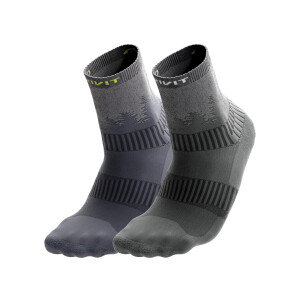 CRIVIT 2 Paar sportsokken (Donkerblauw/grijs, 43/44)