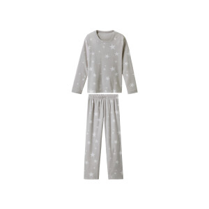 esmara Fleece kinder pyjama (Grijs, 134/140)