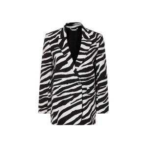 esmara Dames blazer (Zwart/wit, 34)