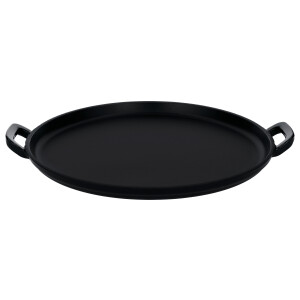 SILVERCREST Gietijzeren grillplaat of pizzaplaat (Pizzaplaat/zwart)