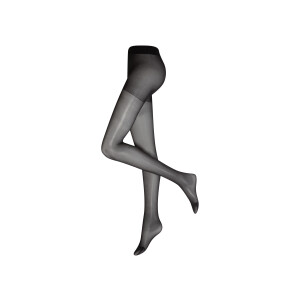 esmara 2 Paar steunpanty's (Zwart, S (36/38))