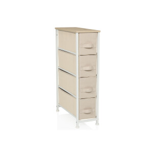 hjh LIVING Kast Foldress (4 vakken, Beige)