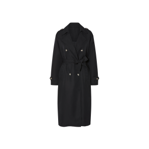 esmara Dames trenchcoat (Zwart, L (44/46))