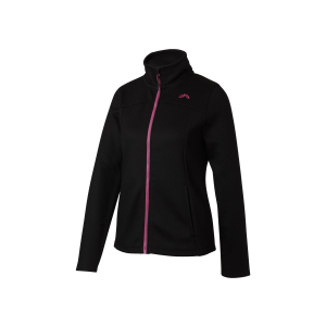 CRIVIT Dames fleece jas (Zwart, L (44/46))