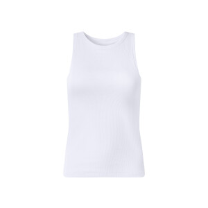 ESMARA Geribde dames bh-top (Wit, S (36/38))