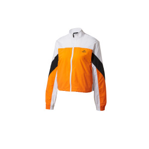 CRIVIT Dames trainingsjack (Wit/oranje, L (44/46))