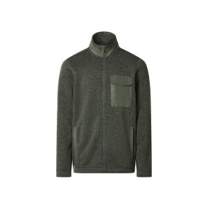 esmara Men Heren fleecevest (Groen, M)