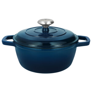 SILVERCREST Premium Gietijzeren Pan (Blauw)