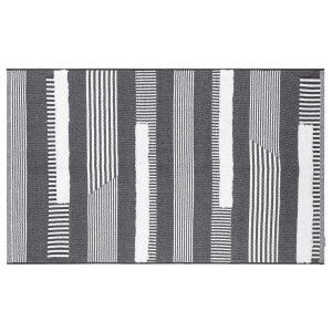 LIVARNO home Katoenen vloerkleed 120 x 180 cm (Grijs)