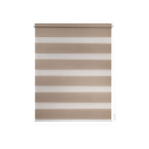 Lichtblick duo rolgordijn Klemmfix (Taupe, 100 x 150 cm)