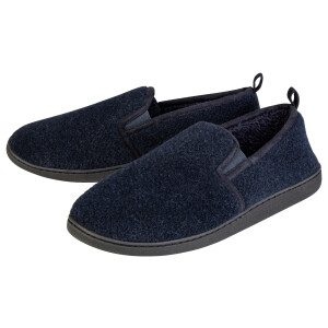 LIVERGY Heren pantoffels (Marineblauw, 43)