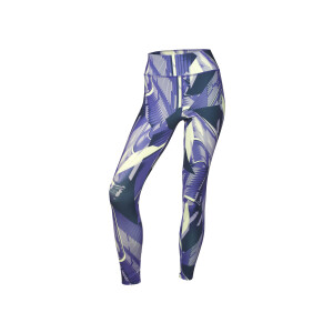 CRIVIT Dames sportlegging (paars/marineblauw/groen, M (40/42))