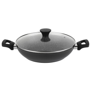 ERNESTO Aluminium serveerpan Ø 28 cm (Zwart)