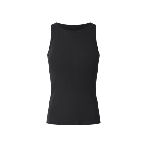 esmara Dames top met geïntegreerde bh (Zwart, S (36/38))