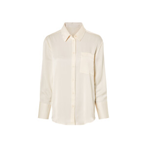 esmara Satijnen dames blouse (42, Crème)