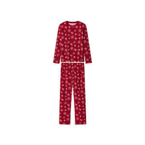 esmara Velours kinder kerstpyjama (Rood, 134/140)