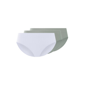 esmara 3 dames slips (Groen/wit, L (44/46))
