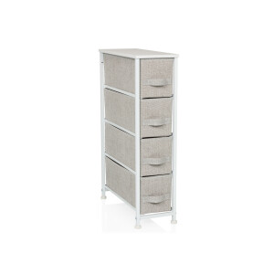 hjh LIVING Kast Foldress (4 vakken, Grijs)