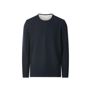 ESMARA MEN Heren longsleeve (Marineblauw, XXL)