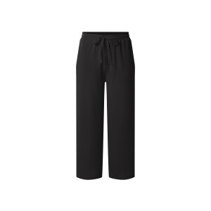ESMARA Dames wide leg broek - plus size (Zwart, 3XL (56/58))