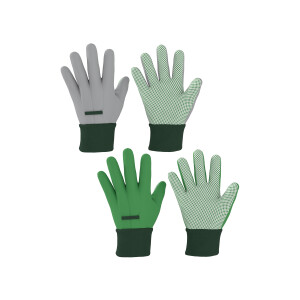 PARKSIDE 2 Paar tuinhandschoenen (Grijs/groen, 7)