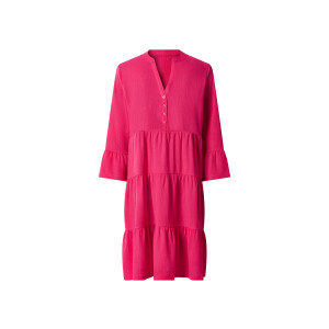 ESMARA Dames tuniekjurk met crêpe-structuur (Roze, S (36/38))