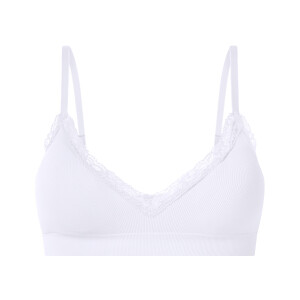 esmara Dames bustier met kant (Wit, M (40/42))