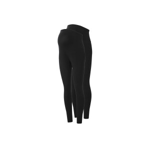 ESMARA Dames zwangerschapsleggings, set van 2 (Zwart, XL (48/50))