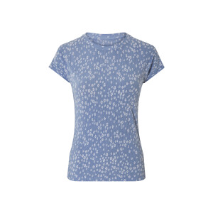 esmara Dames top (Blauw/wit, S (36-38))