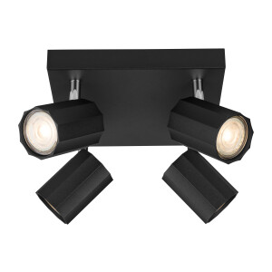 LIVARNO home Plafondlamp (Plafondspot, zwart)