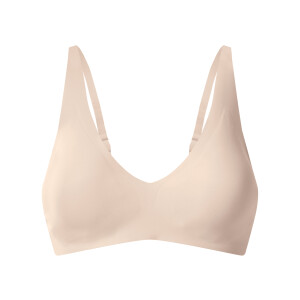 esmara Dames lasercut-bh zonder beugels - onzichtbaar & seamless (Beige, S (36/38))