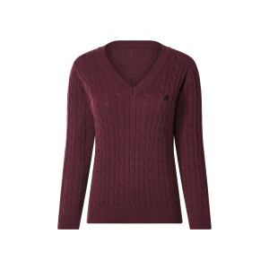 esmara Gebreide dames trui (bordeaux rood, M (40/42))