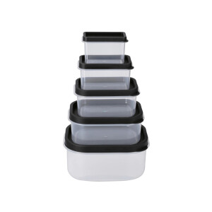 SILVERCREST Vershouddozenset 5-delig (Rechthoekig, Zwart)