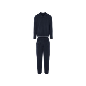 LIVERGY Heren pyjama (Blauw, S)
