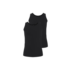 PARKSIDE Heren hemd, 2 stuks. (Zwart, XXL)