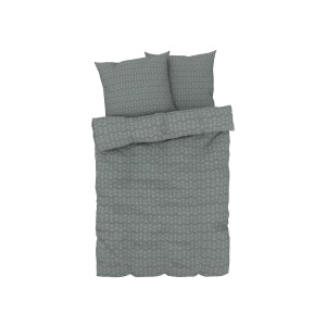LIVARNO home Dekbedovertrek 240 x 220 cm (ornament groen)