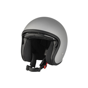ULTIMATE SPEED Scooter helm met vizier S (Zilvergrijs mat)